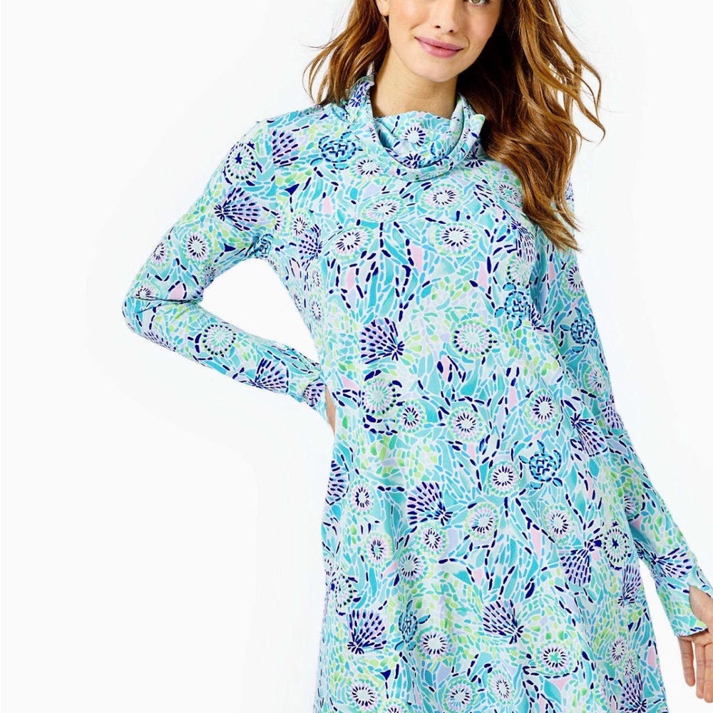 Lilly Pulitzer UPF 50 Cowl Neck Dress